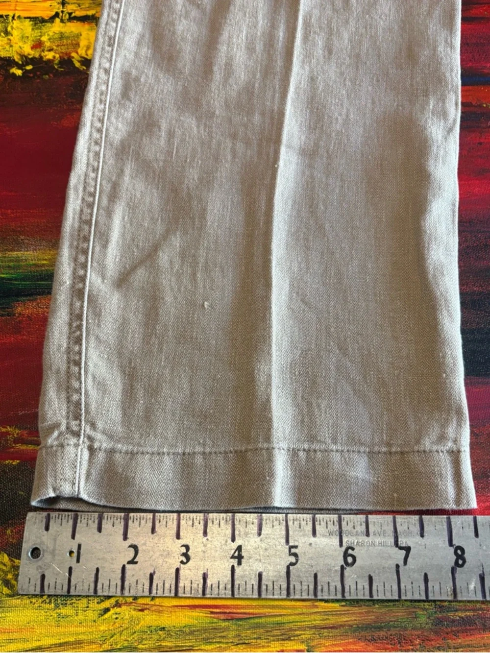 Daniel Cremieux Beige Linen Chinos